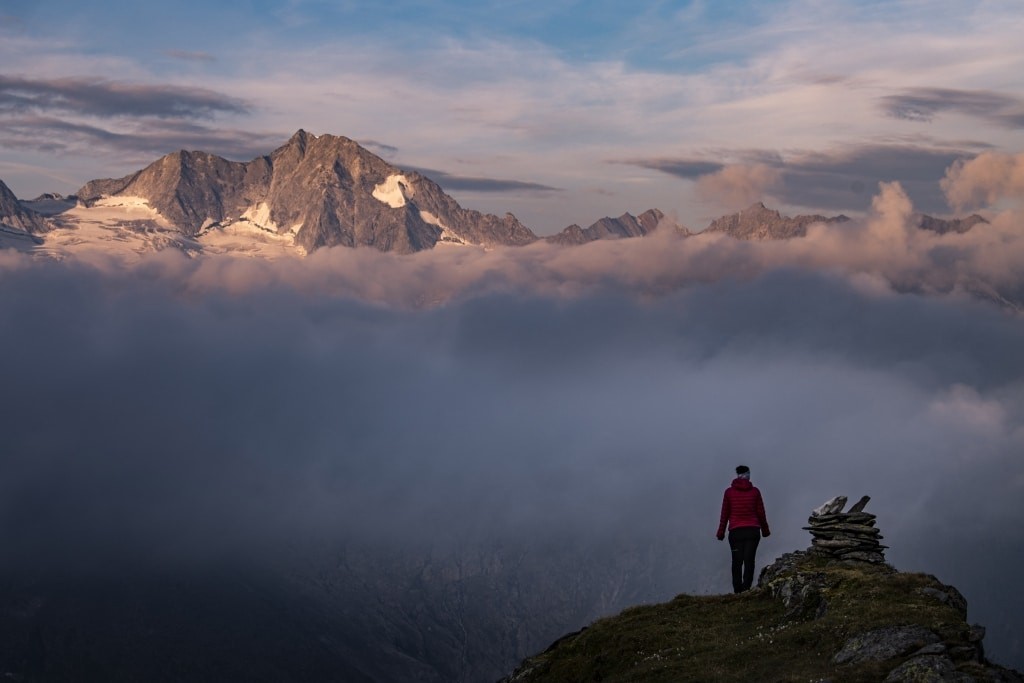 Steinbockmarsch Sonnenaufgang © TVB Mayrhofen, Dominic Ebenbichler