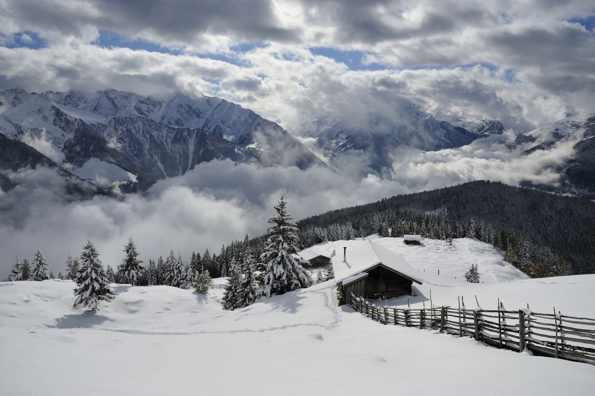 Mayrhofen im Winter